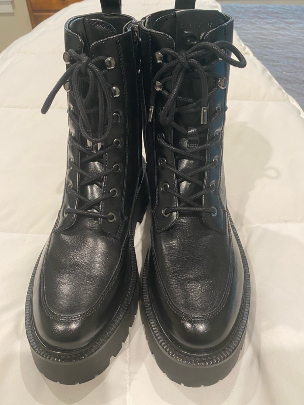 NEW without box - Sam Edelman women’s Elliot Black Combat Boots size 9